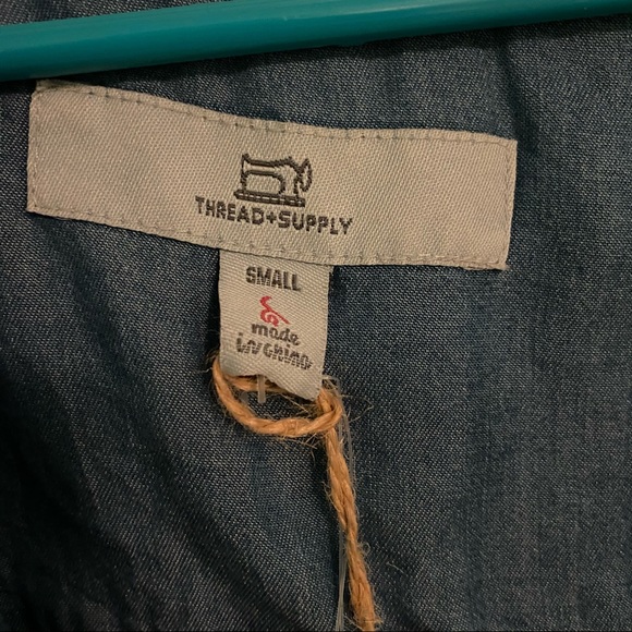 Thread & Supply Chambray Shirt Dress - Picture 9 of 9